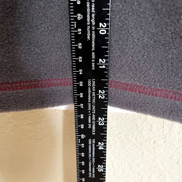 Mickey & Co Women's Small Pullover Fleece Hoodie Gray & Red Embroidered Comfy - Picture 7 of 7